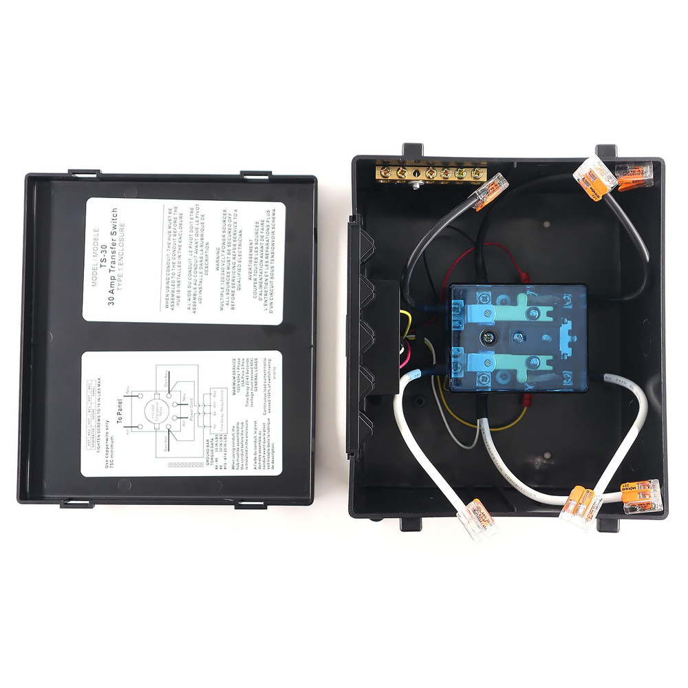 30 Amp Automatic Transfer Switch for RVs, Trailers & Generators, 120V