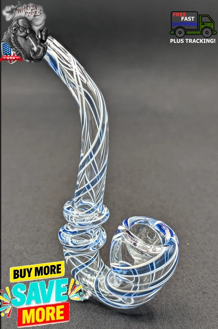4" Inch Tobacco Sherlock Glass Bowl Pipe BL10