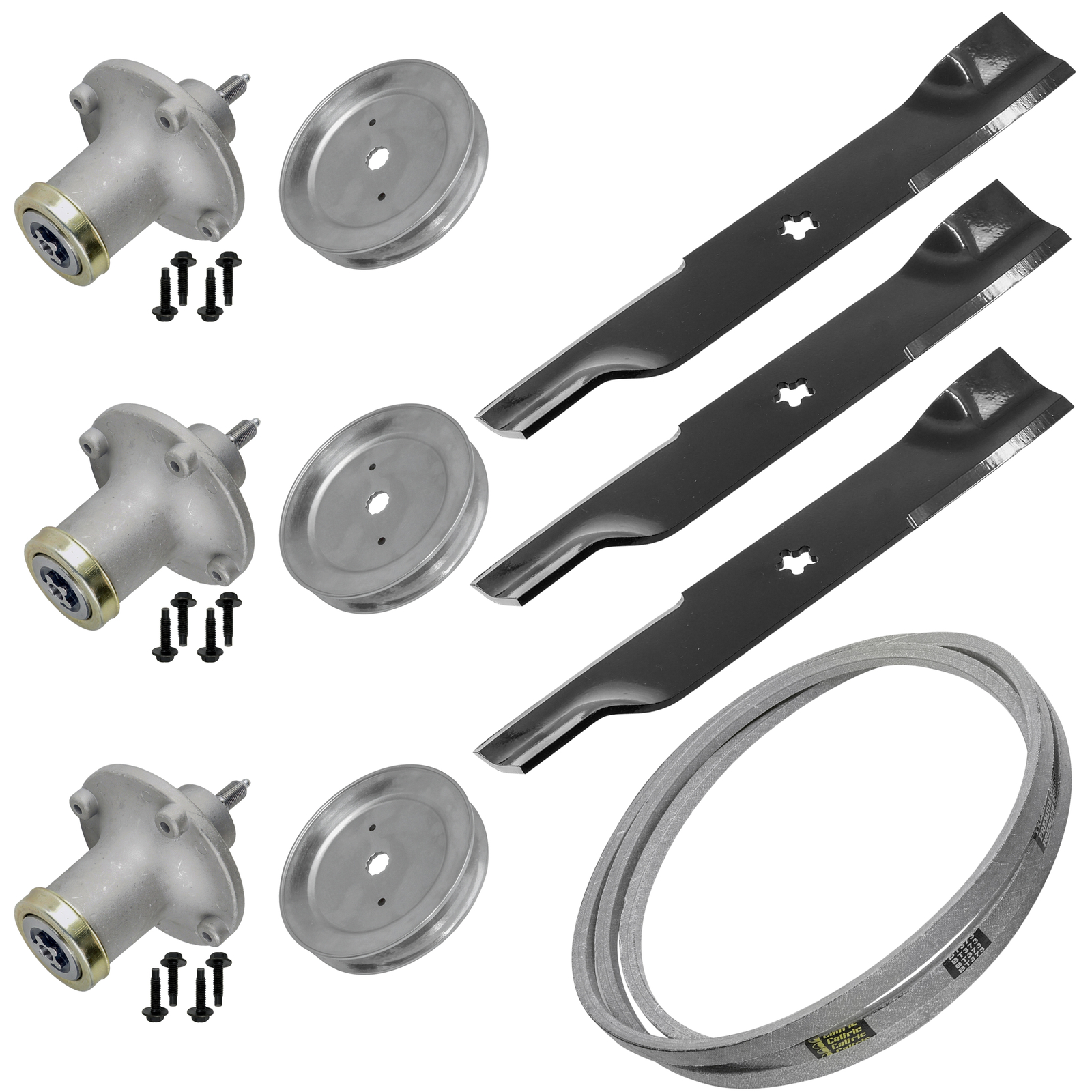 Spindle Belt Blade Pulley for Husqvarna Z248F 539112170 539113425 539109243