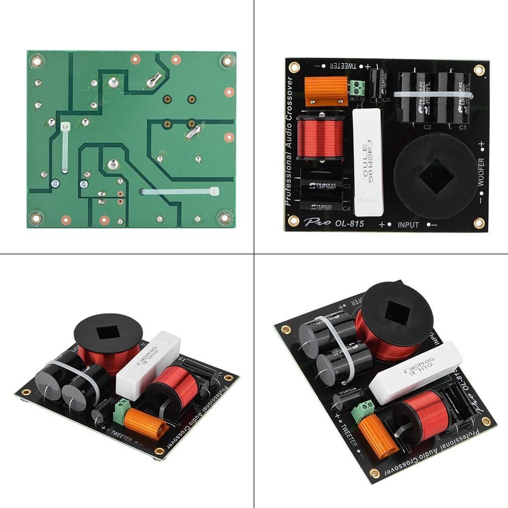 2-Way Frequency Divider Crossover Filter Professional Speaker Divider Partial...