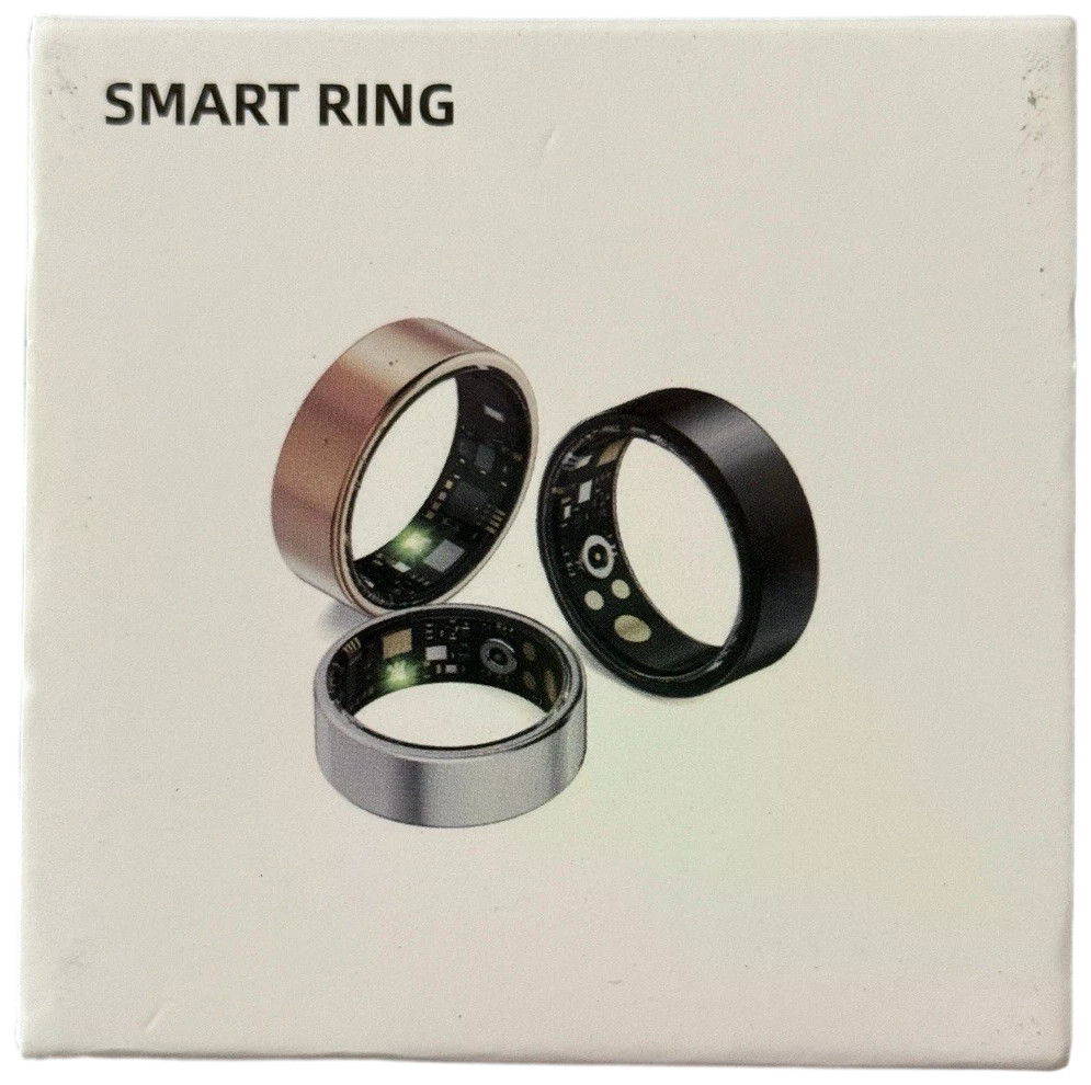 Smart Ring Fitness Tracker/Sleep Tracker Bluetooth  Silver Size 8