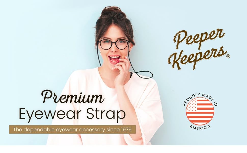 Eyeglass Supercord Retainer, Navy Stripe, 3 Pack