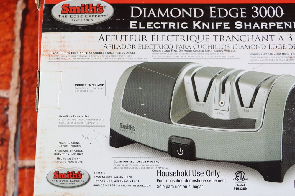 Smith's Diamond Edge 3000 Electric Knife Sharpener 50139