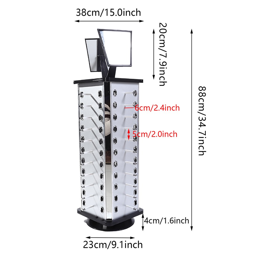 Sunglass Stand Rotating Retail Rotating Optical Frame Display Case Showcase