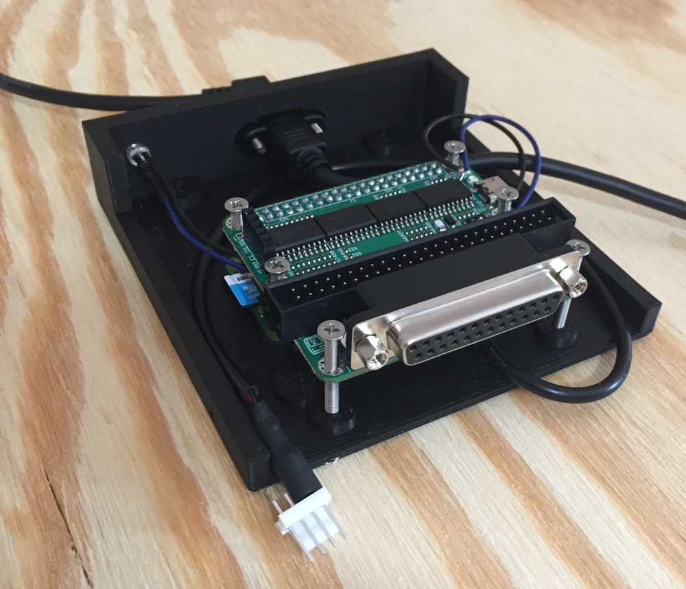Internal RaSCSI Daughterboard SD Drive w/ Case - Fully Setup, no Pi