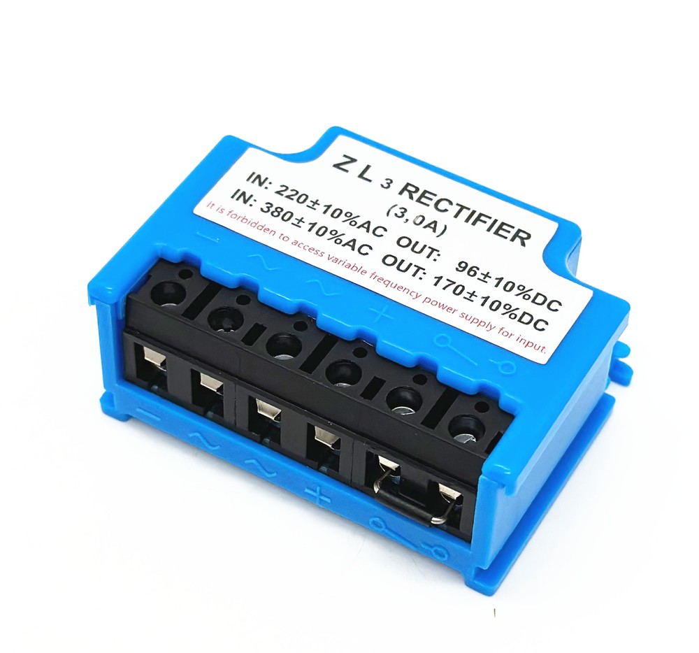 ZL3 380VAC/170VDC 220VAC//96VDC 3A brake rectifier module