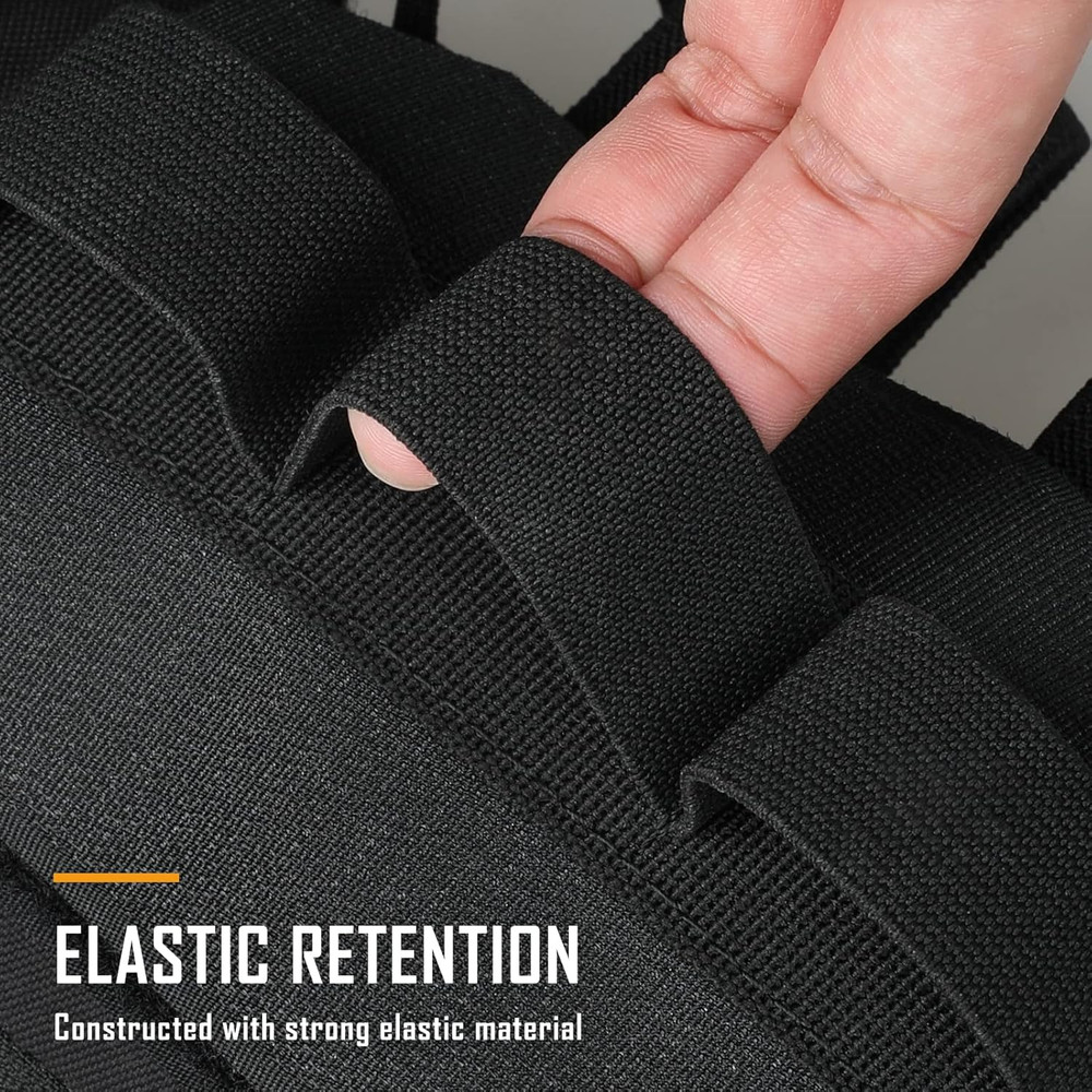 Tactical Bag Insert Elastic Holder Modular Elastic Panel Hook Organizer Pouch In
