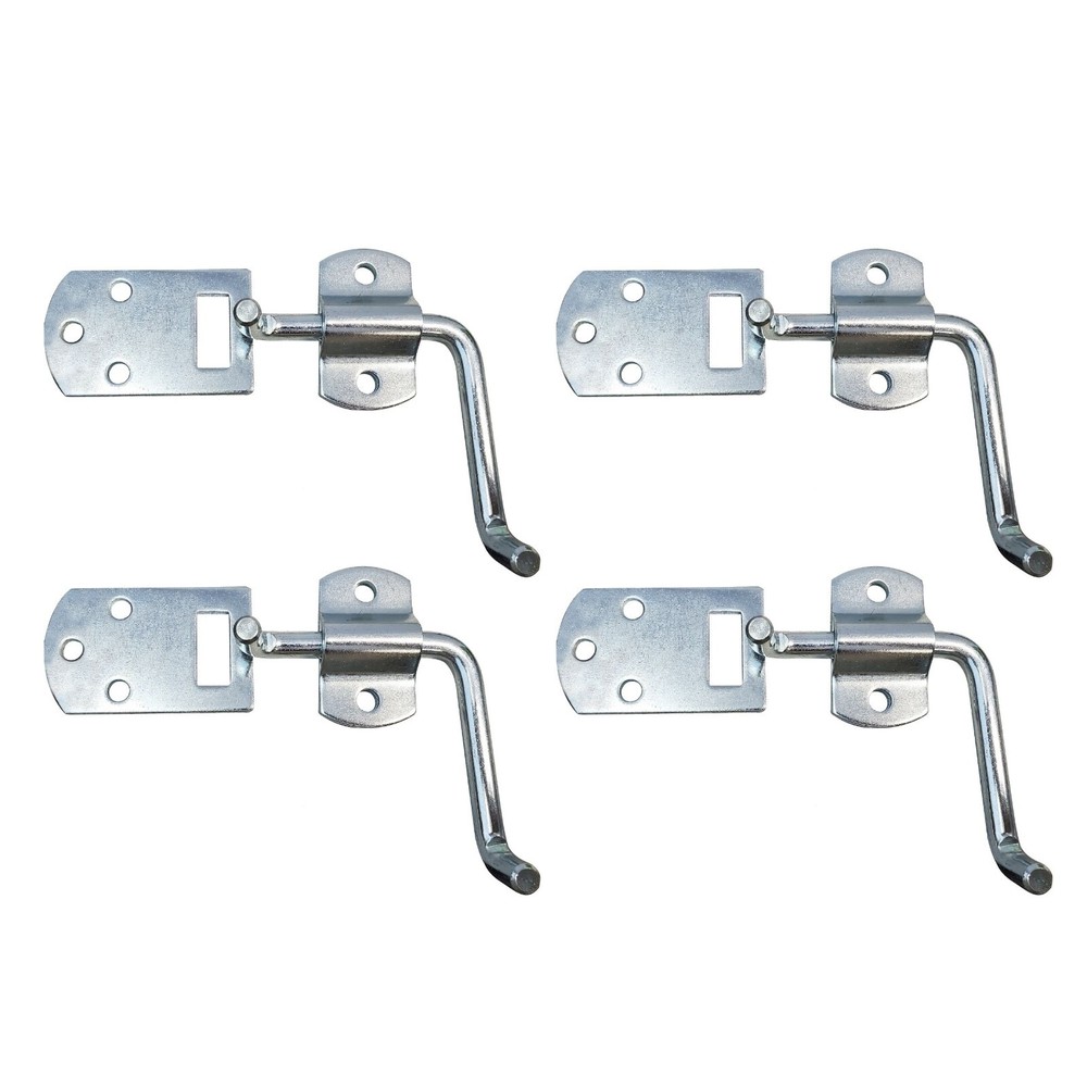 4 Pack Corner Side Gate Stake Bed Latches Bracket Set for Stake Trucks Trailer