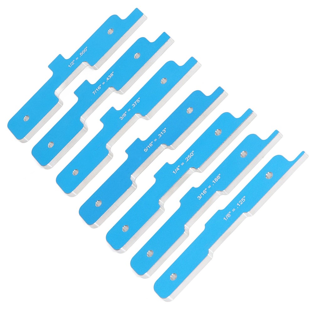 7Pcs Router Table Setup Bar Set Up Block Tool Kit For Cutting Milling