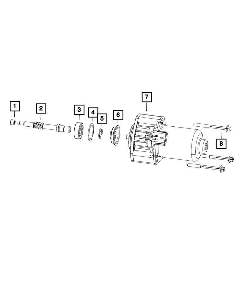 Genuine Mopar Screw Mounting 68027032AB