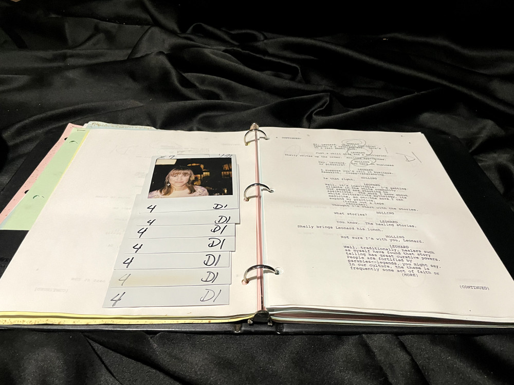 Northern Exposure Script with Cast Polaroids - Rosebud