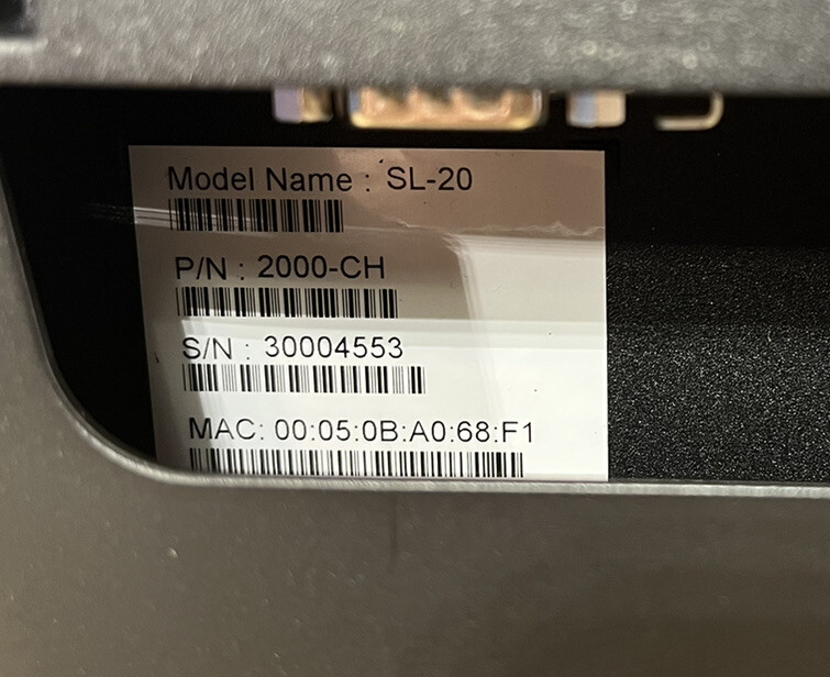 Sicom SL20 POS Terminal Register