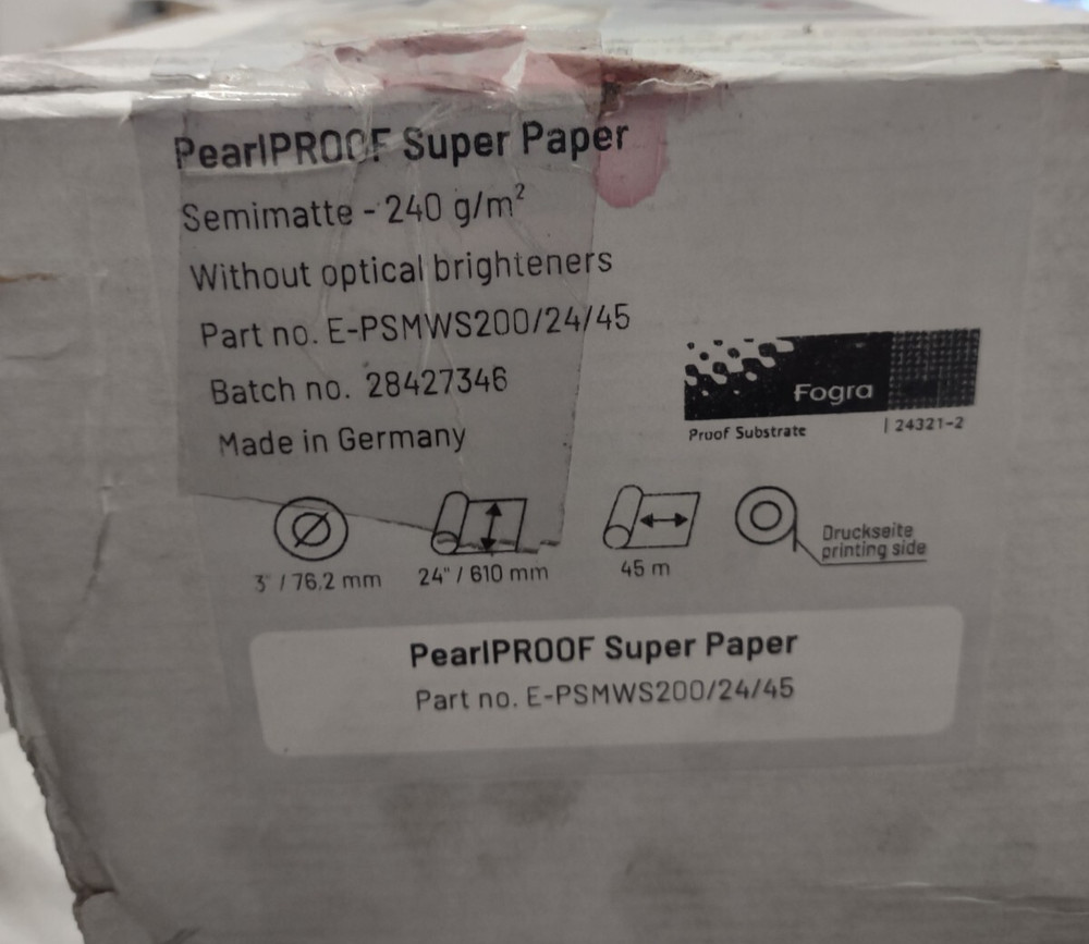 PearlPROOF super paper NEW!
