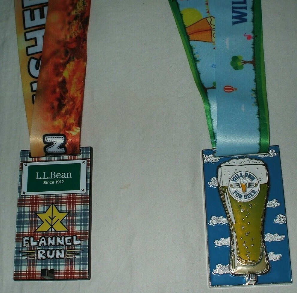 4 Virtual Run Medals