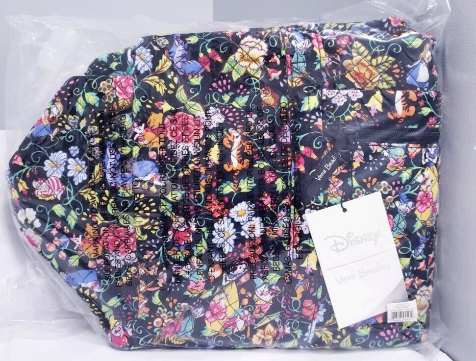 Vera Bradley Disney Classics on the Green Large Travel Duffel 100 Years NWT