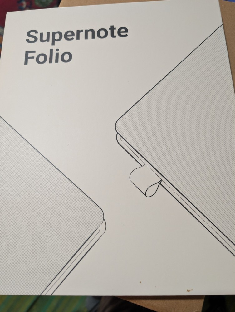 Supernote A5 X with Folio Case and aftermarket pen bundle