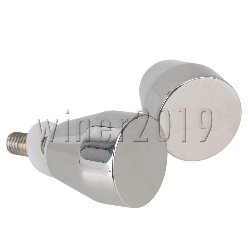 Taper Head Shower Room Glass Door Stainless Steel Solid Door Knobs Pull Handle