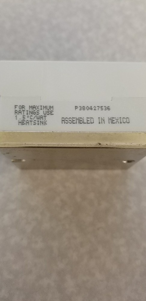 84137110 - CRYDOM, Solid State Relay, 25A/480Vac, DC In