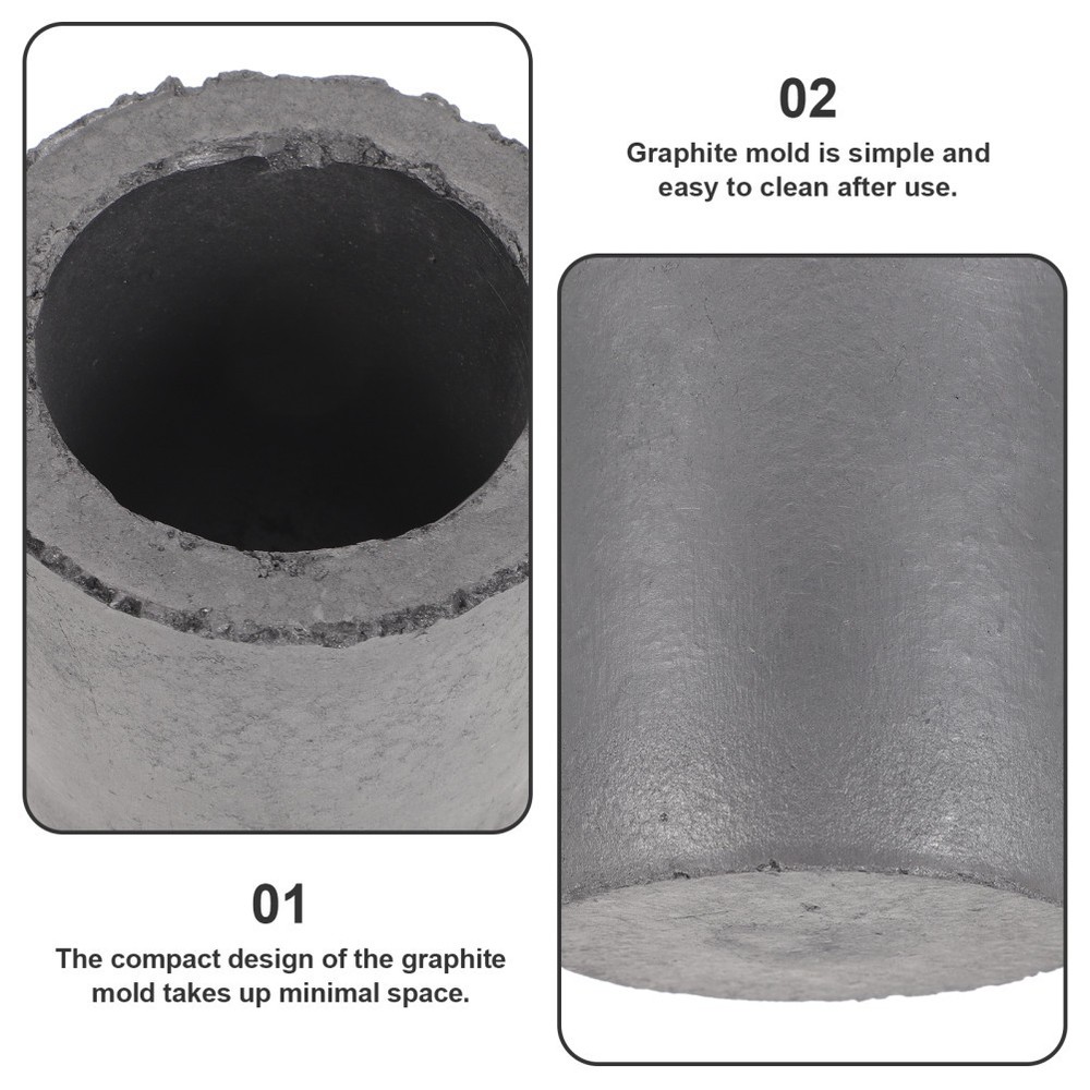 Graphite Ingot Mold Round Smelting Mold for Metal Casting