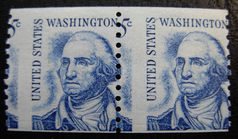 1304 Washington, Coil Misperf Error, Mint  NH #10