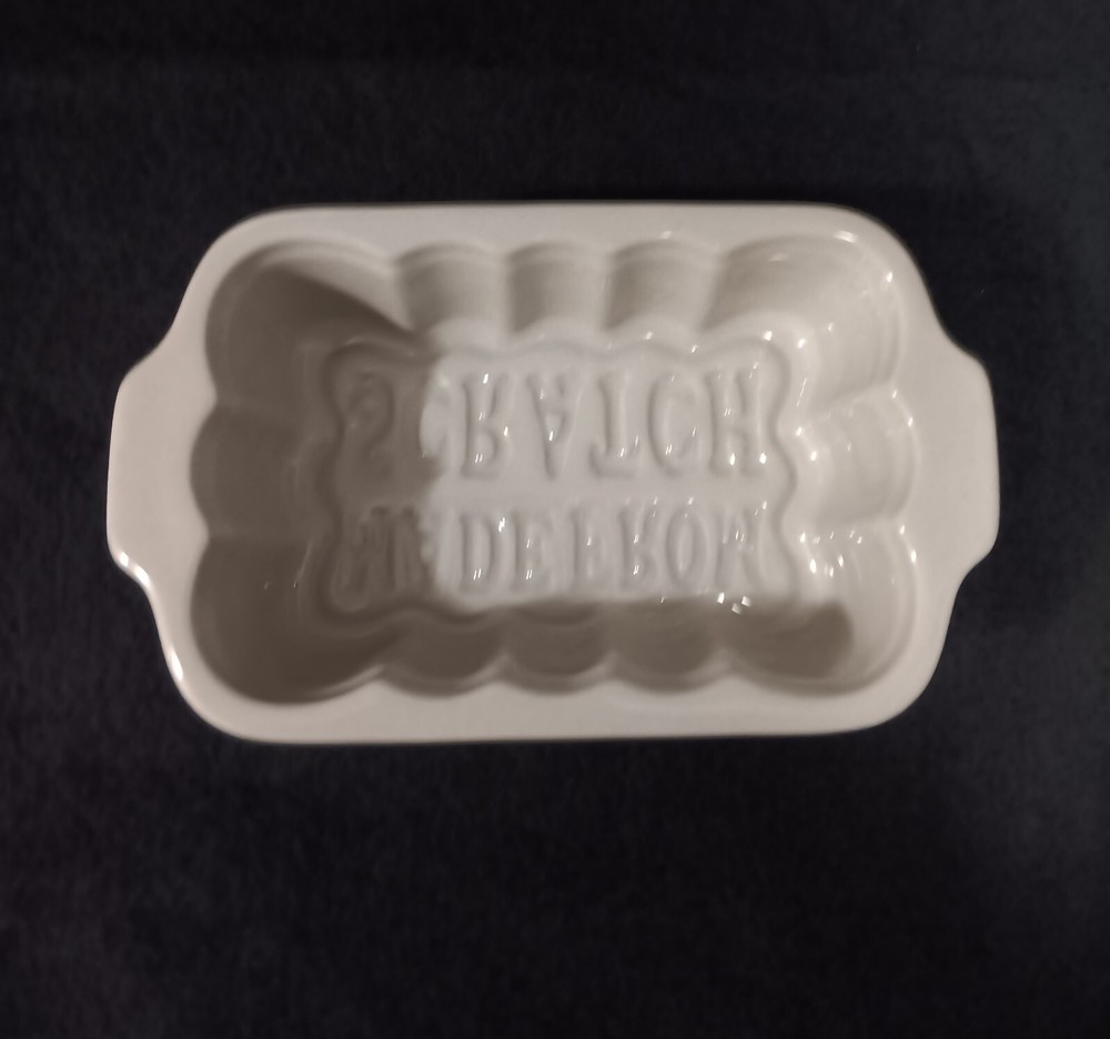 Glass Mini Scalloped Loaf Baking Dish (Made From Scratch)
