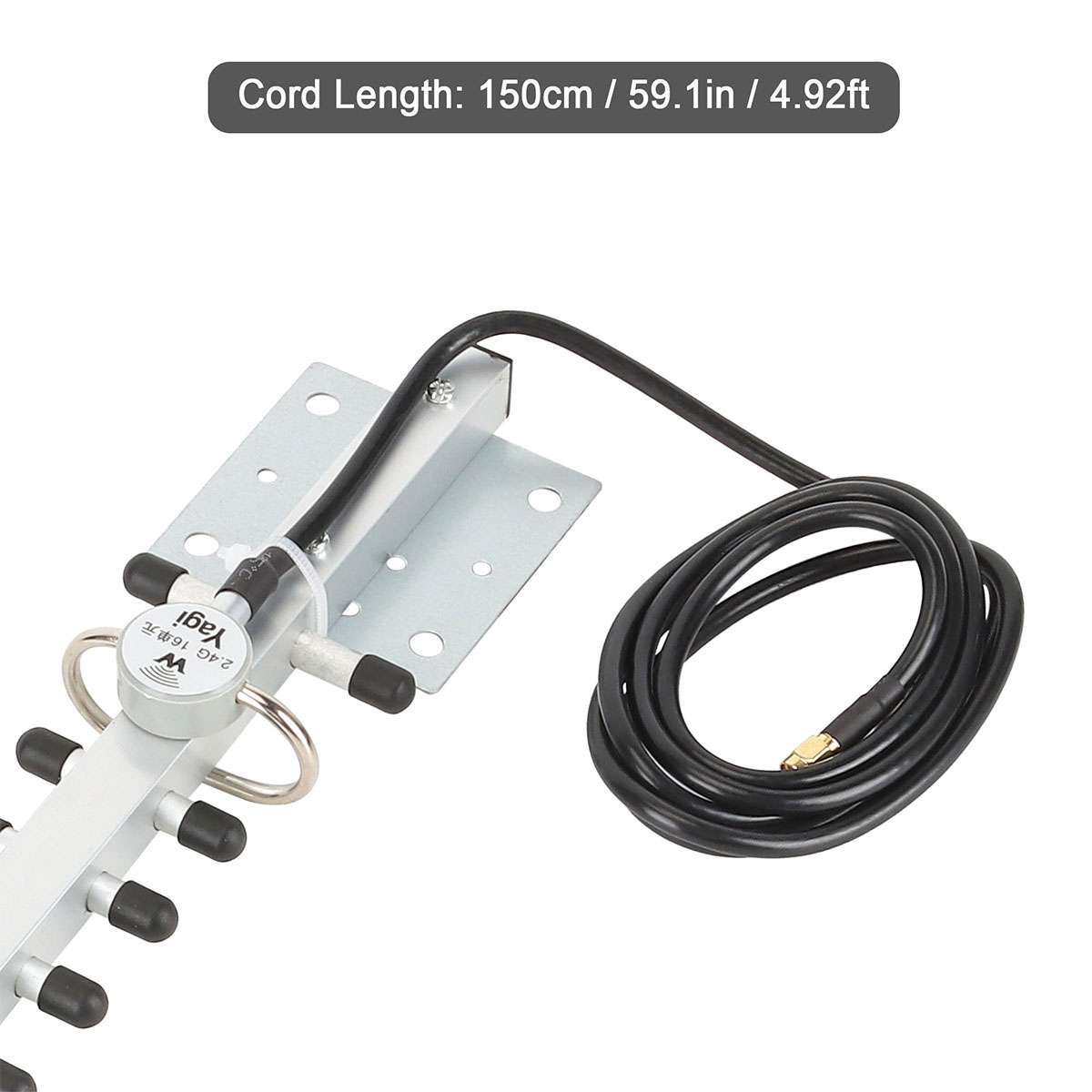 2.4GHz Yagi WiFi Antenna 25dBi Outdoor Directional Signal for Wireless Router