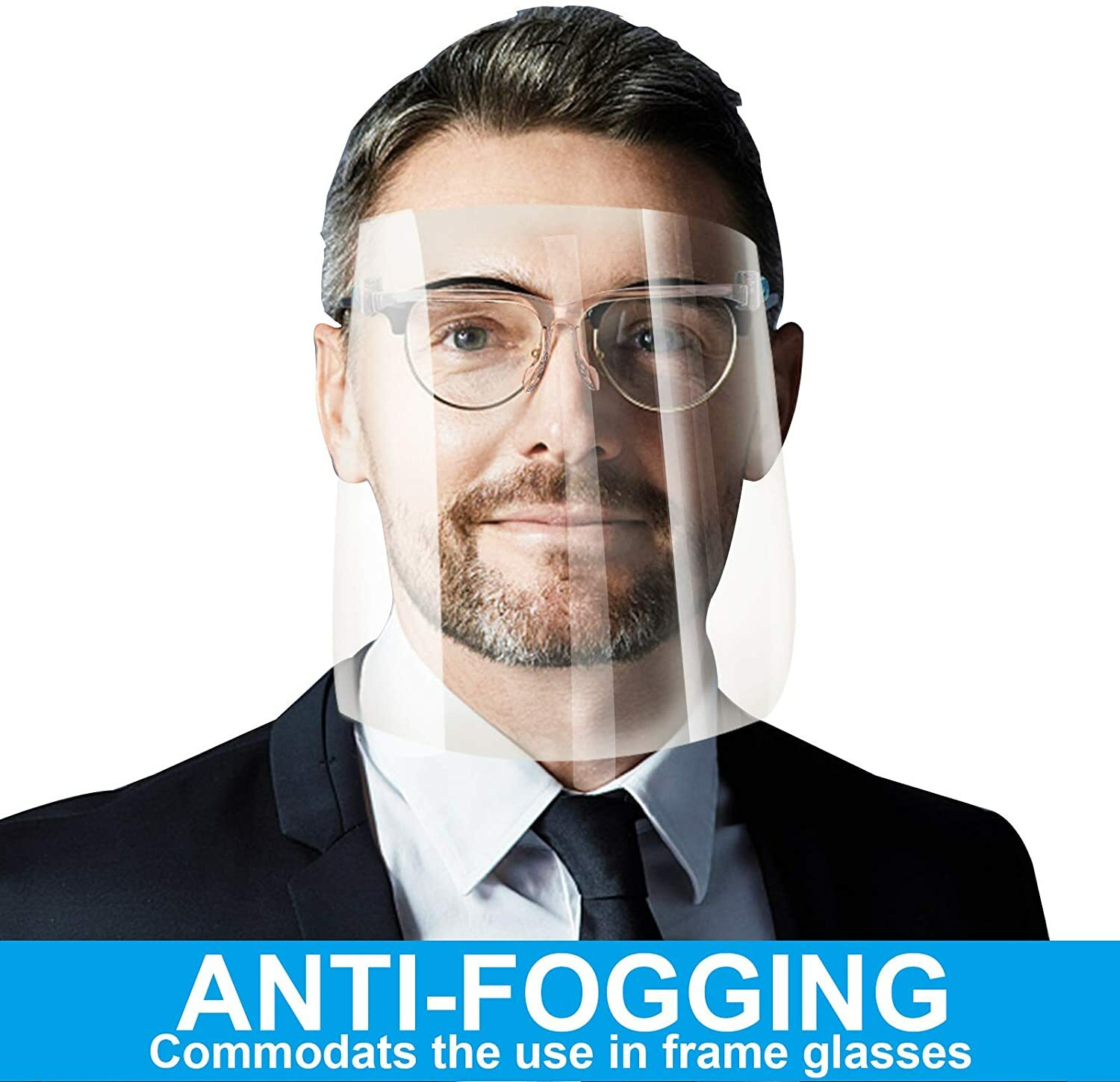 15 Glasses Plus 8 Frames Face Shield Guard Mask Safety Protection Reusable