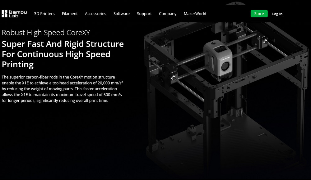USED Bambu Lab X1E Combo 3D Printer and AMS - For Pro/Engineering Applications