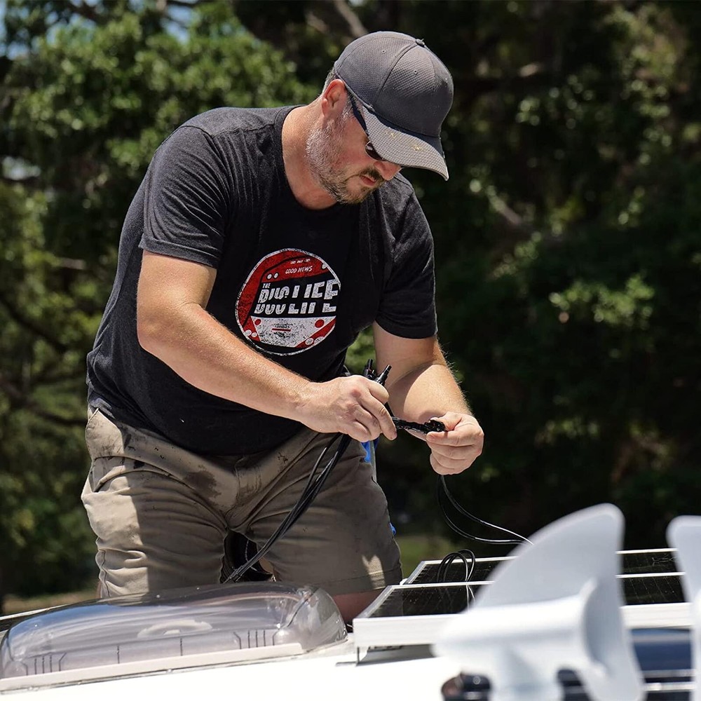 Solar Connectors Y Branch Parallel Adapter Cable Wire Plug Tool for Solar Panel