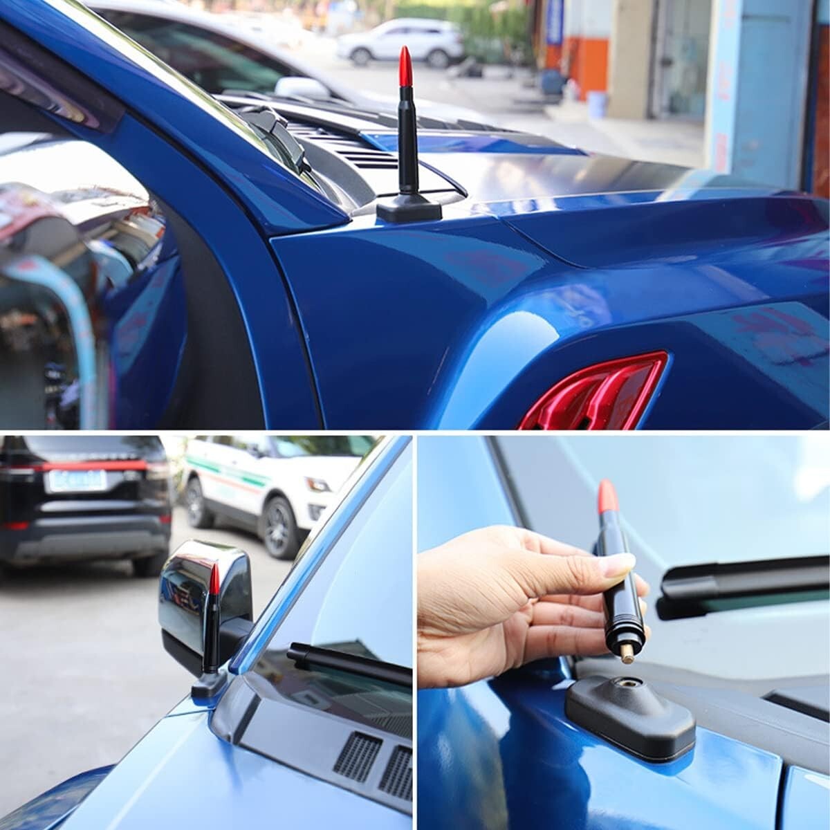 antena de bala para camioneta auto carro Con adaptador Universal Antenas balas