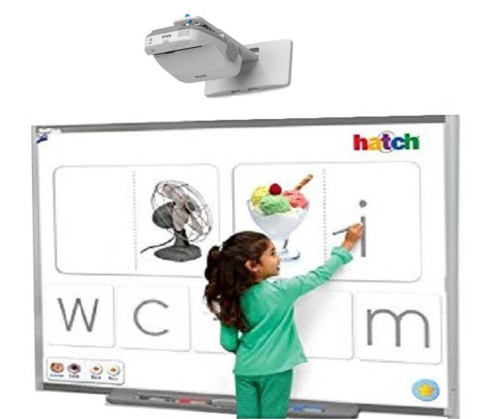 Smart Board_Interactive Whiteboard with Projector Combo for Classroom