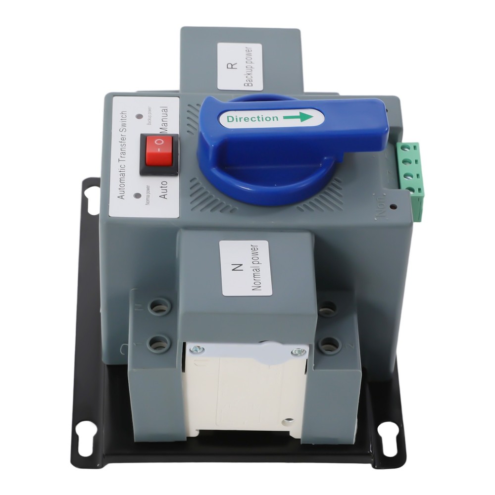 2P 63A Dual Power Automatic Transfer Switch For Generator Backup Power Supply