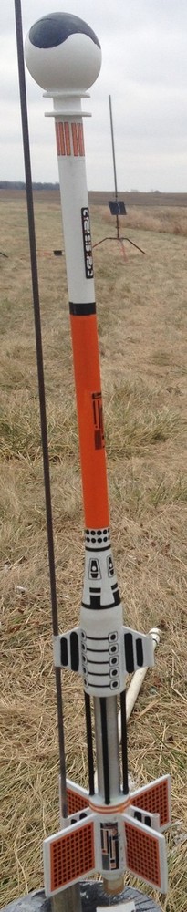 Custom Flying Model Rocket Kit PONG CRC 10043