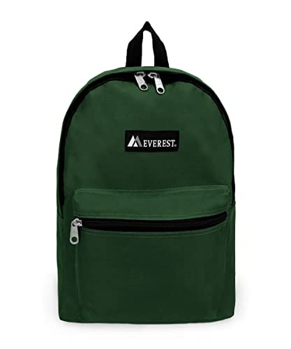 Luggage Basic Backpack, Medium Dark Green