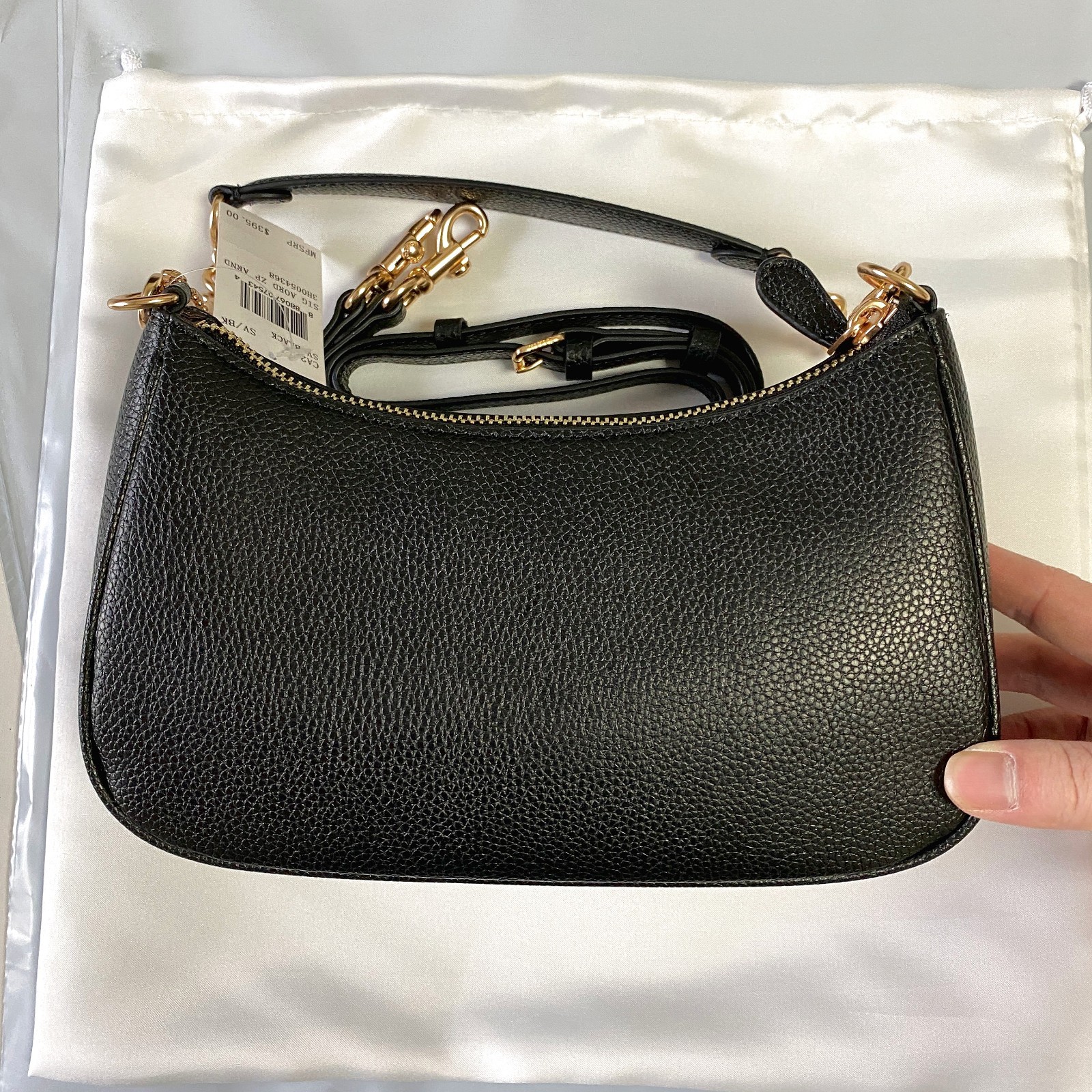 COACH Teri Shoulder Bag/Crossbody Canvas Black CA209 Outlet Free Shipping A++NEW