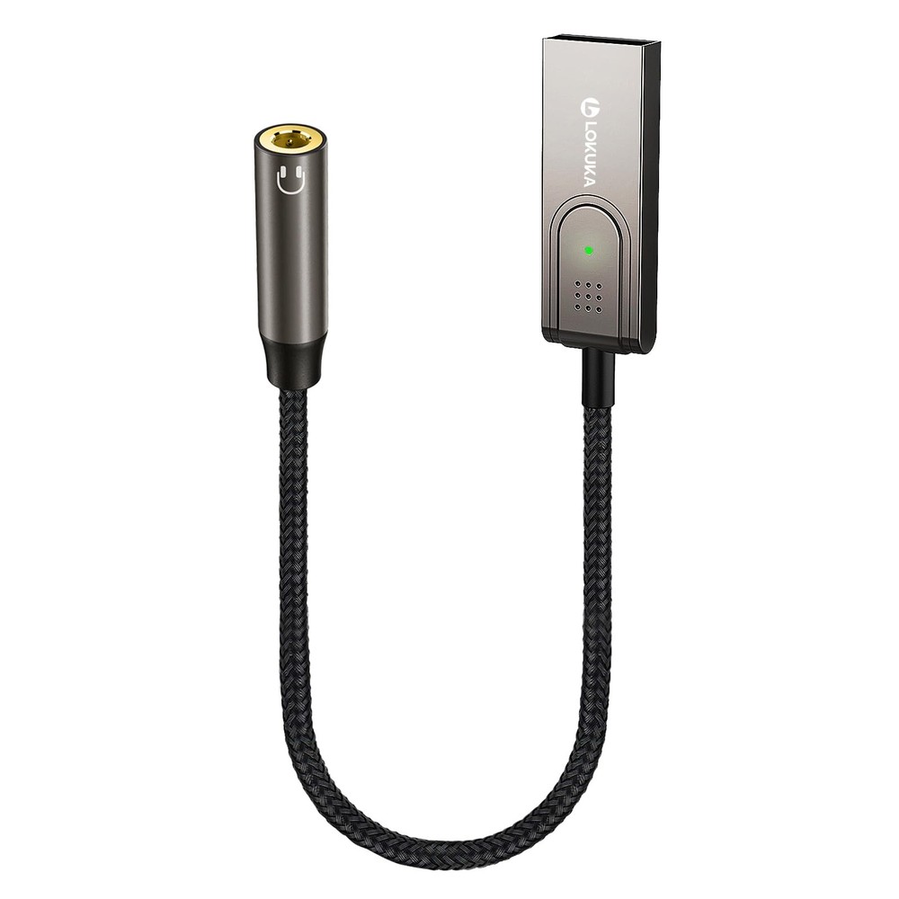 Bluetooth 5.3 to Aux Adapter for Car or Amp, USB to 3.5mm Female Bluetooth Re...