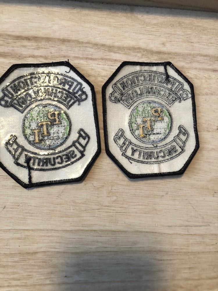 2 Protection Technology Security Shoulder Patches