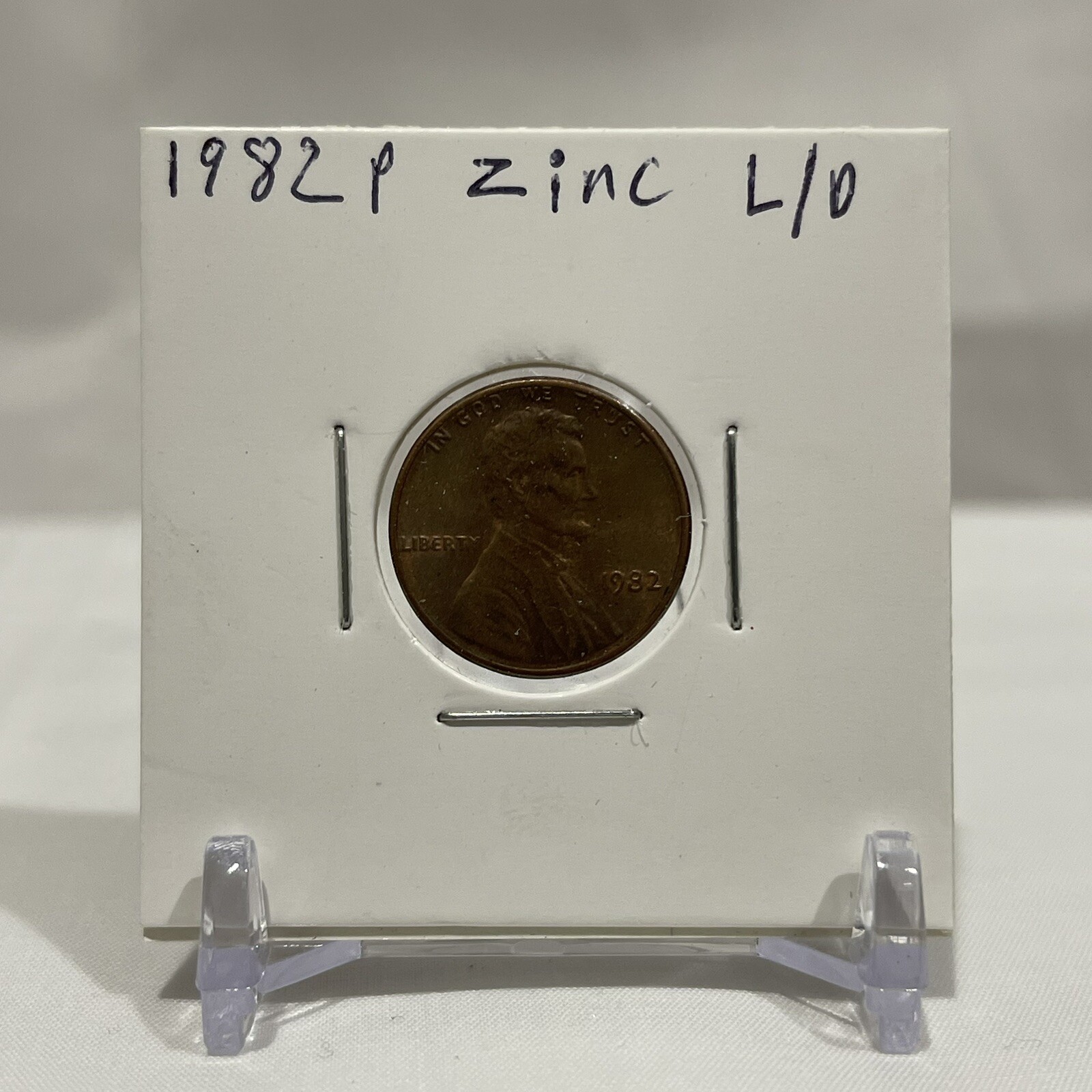 1982 P,D Lincoln Cent (CIRCULATED) Lot Of 7 L/D, S/D Zinc Copper Set (READ!)