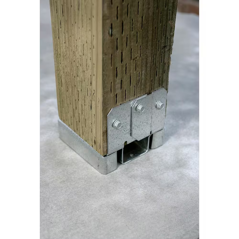 Simpson Strong Tie Post Base 4x6 Adjustable Galvanized Steel Standoff Deck
