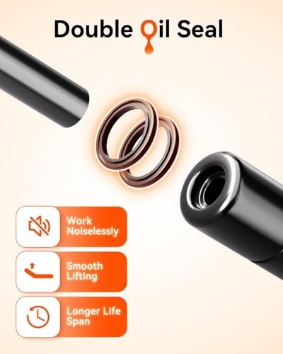 C16-17796 20 Inch 110 lbs Gas Strut 489 N Tanning Bed Shocks, 20 inch 110lbs