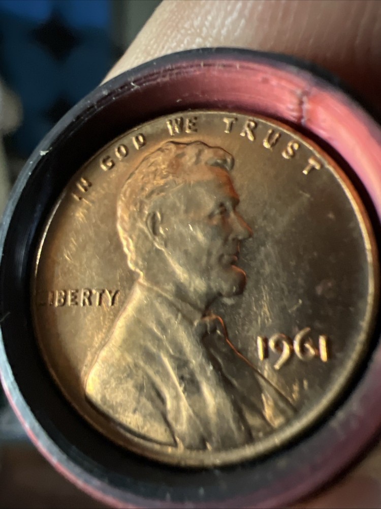 1961 BU Uncirculated Penny Cent Roll 1¢