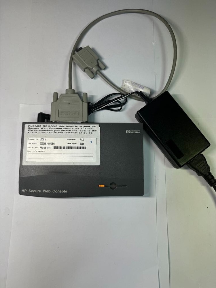 HP J3591A Secure Web Console