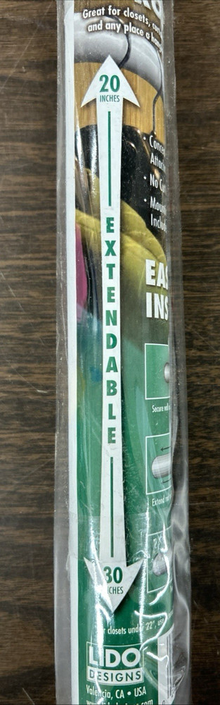 Lido Extend And Lock Multi Use Rod 20"-30"