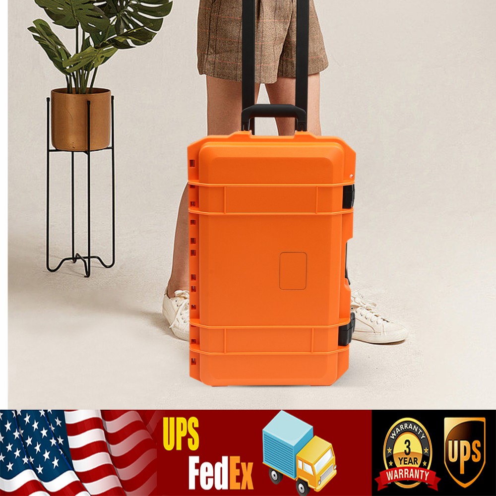 22" Waterproof Multi-Purpose Protective Camera Case with Custom Foam
