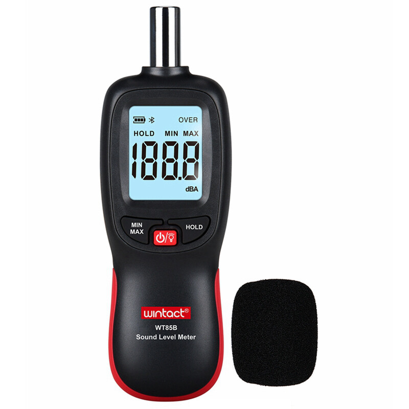 Sound Level Meter Noise Tester 30-130dBA 20000 Data Record Bluetooth App