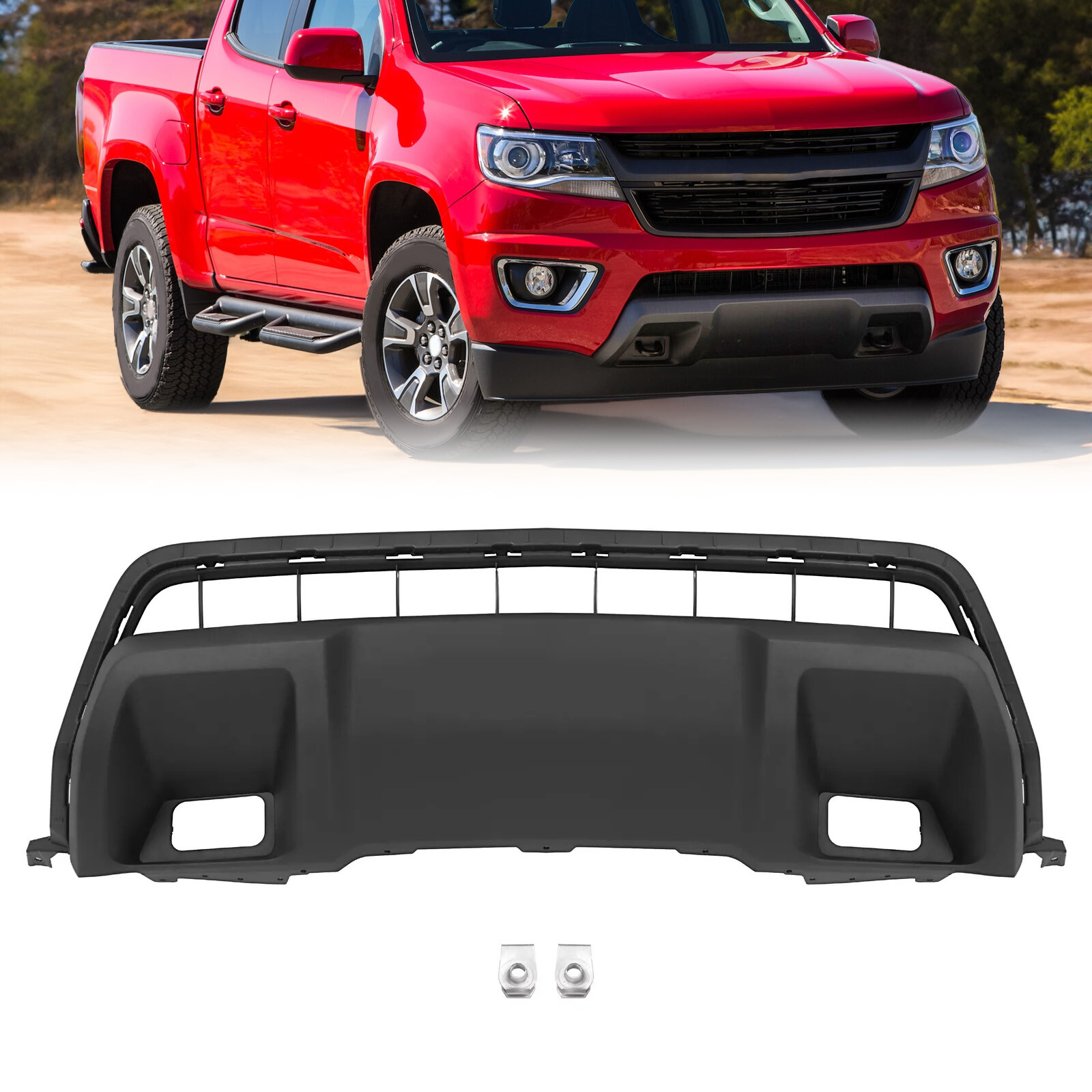 Front Bumper Valance Panel Skid Plate For Chevy Colorado 2015-2020 #22891697