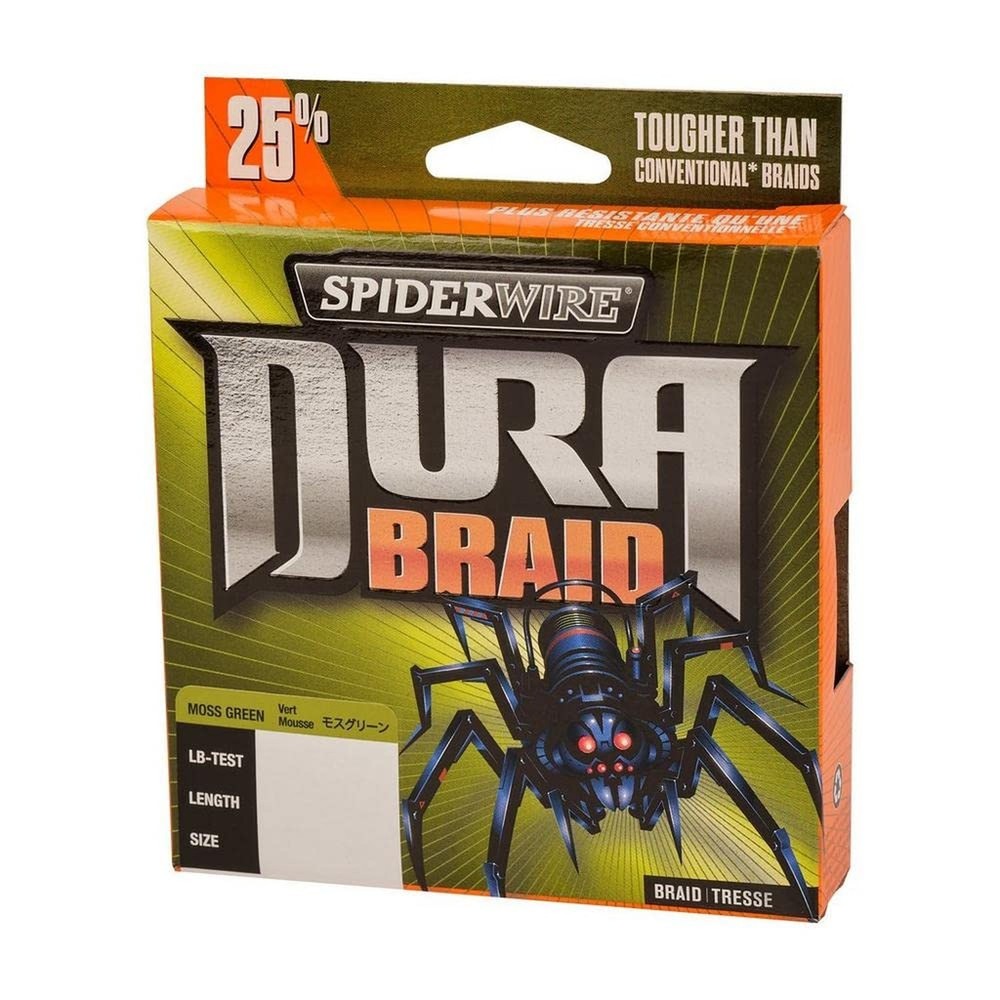 SpiderWire DuraBraid Moss Green 65lb - 150yd
