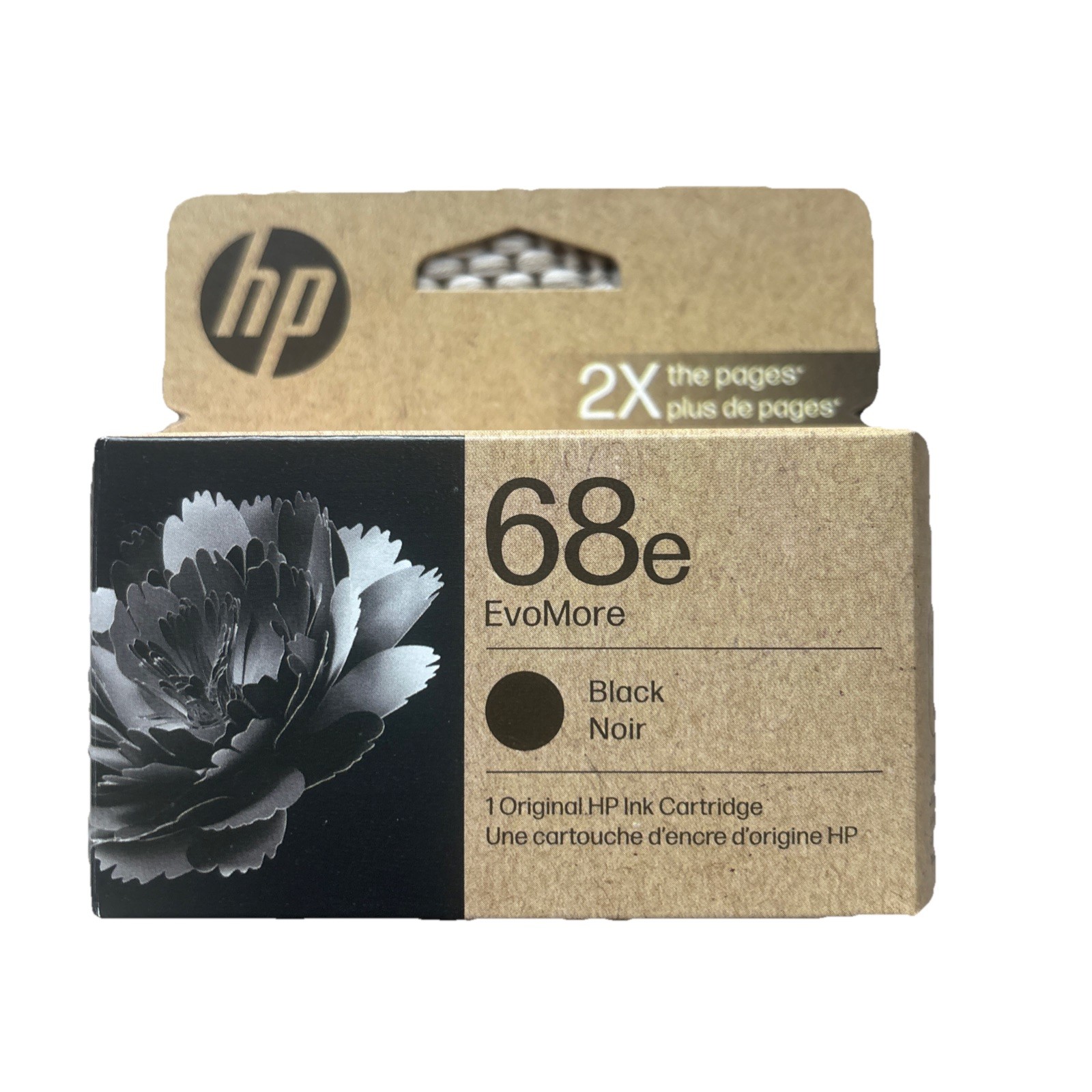 Genuine HP 68E EVOMORE BLACK HIGH YIELD INK CARTRIDGE (7FP22TN)  EXP 2/2027