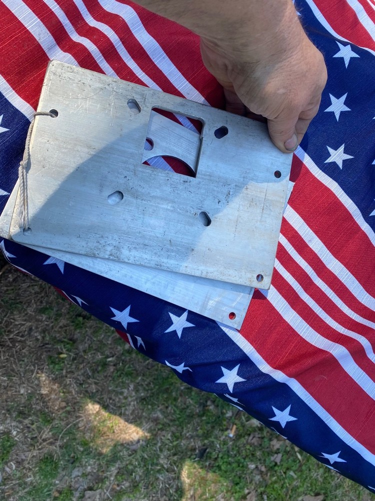 Antenna tower rotor Hazer plates custom bracket