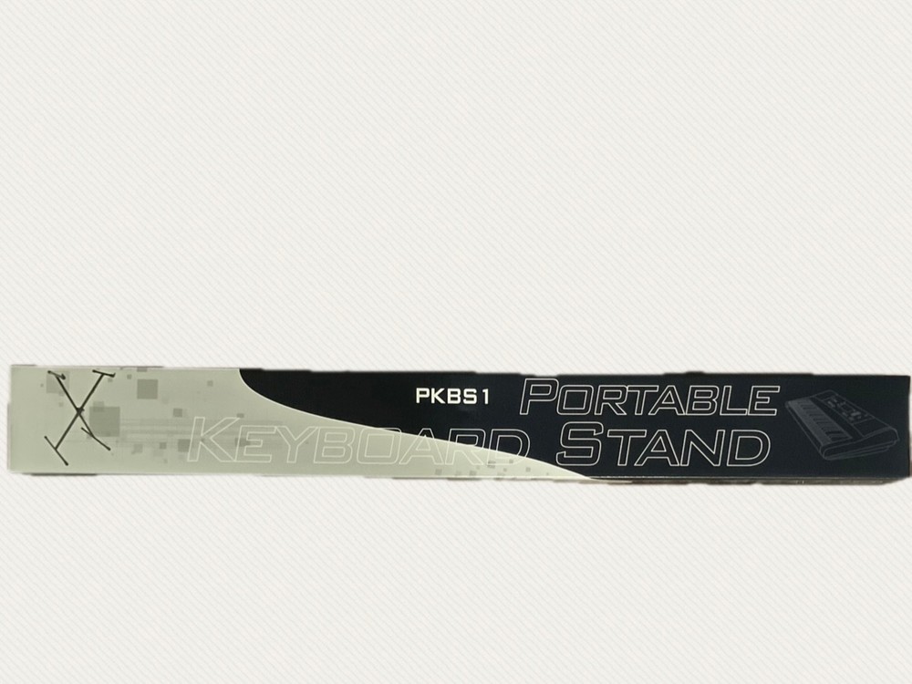 PKBS1: Adjustable X-Style Keyboard Stand - Black